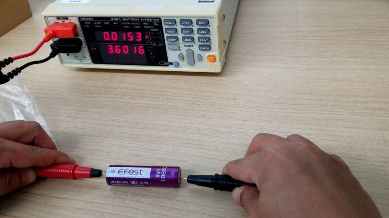 検証】3000mAh 18650 リチウムイオン電池 比較（Vape、電子タバコ） - うっかり八兵衛の電池漫談 VTC6 Vapcell Efest